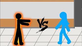 SCP-457 vs SCP-054 Sticknodes Animation