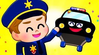 ES PT Sub Police Car and Police Officer   Nursery Rhymes Compilation 10m  Car SongsTidiKids