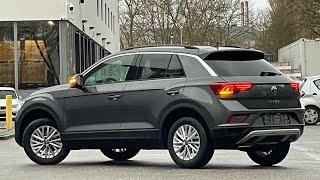 Volkswagen NEW T-roc Life 2022 in 4K Indium Grey Metal 16 inch Chester  Walk around & Detail inside