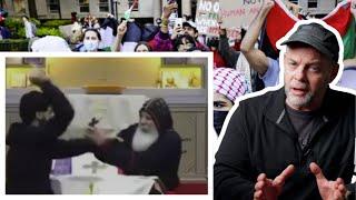 Bishop Stabbed During Sermon & Anti Israel Protests in USA