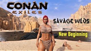 A New Start On A Familiar Yet A Savage Wild Land - Conan Exiles Savage Wilds Map Mod PC Gameplay