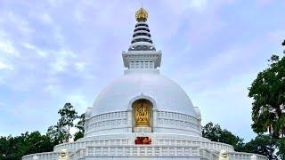 Rajgir Vishwa Shanti Stupa  World Peace Pagoda  Rajgir  Bihar  4K