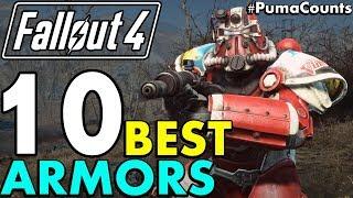 Top 10 Best Power Armor Armors Apparel and other Outfits in Fallout 4 Including DLC #PumaCounts