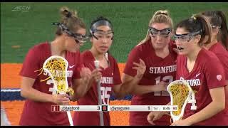 Stanford vs. Syracuse Womens College Lacrosse 2022