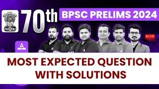 70th BPSC PRELIMS 2024  ONE SHOT REVISION  MOST EXPECTED QUESTIONS  By Adda247 PCS