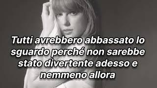 Taylor Swift - I hate it here Traduzione italiana