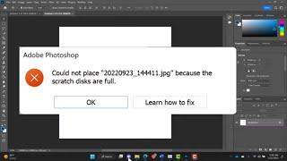 Scratch Disks Are Full Photoshop - How to Clear Scratch Disks Watch Before You Delete Anything