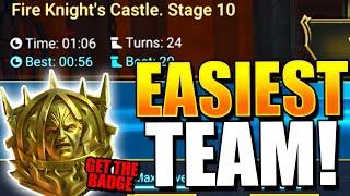 Fast and Safe Fireknight Team Get The Badge  Raid Shadow Legends