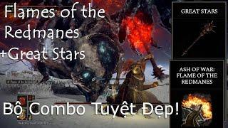 Hướng Dẫn Cách Lấy Bộ Combo Tuyệt Đẹp Great Stars + Flames of the Redmanes - Execute Boss Dễ Dàng