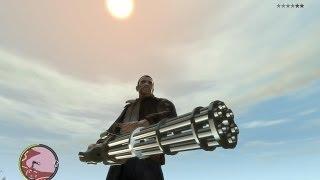 GTA IV MOD Minigun script mod inspired by GTA V