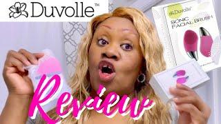 DUVOLLE SONIC FACIAL BRUSH  First Impressions of my new vibrating silicone cleansing brush??
