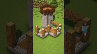 Minecraft Easy Starter Castle #shorts