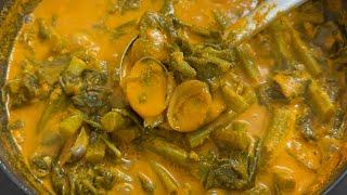 Basale marvai  Shell fish curry  mangalore spinach curry