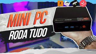 Novo MINI PC Gamer  custo benefício   Beelink SER5 Mini PC AMD Ryzen 7 5800H teste em jogos