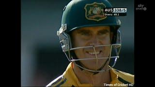 Matthew Hayden 181*166 vs New Zealand 3rd ODI 2007 at Hamilton