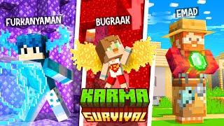 ÇOCUK OLARAK Minecraft OYNUYORUM - KARMA