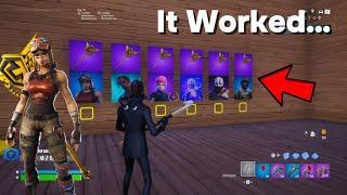 Testing FREE SKIN Maps In Fortnite…