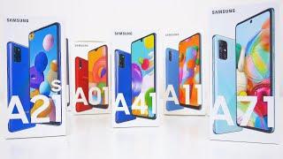 Every Samsung Galaxy A Series Phone Compared The Ultimate Guide A01 A11 A21 A31 A41 A51 A71