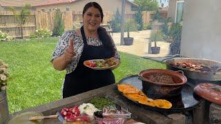 Tacos De Carne Adobada Y De Res