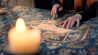 Historical Tapestries Show & Tell #3  ASMR Cozy Basics quiet tracing  brushing soft spoken