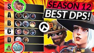 NEW SEASON 12 DPS TIER LIST - BEST and WORST HEROES to RANK UP - Overwatch 2 Meta Guide