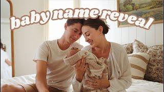 Official Name Reveal of Baby #4 and names we loved but didnt use
