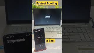 Booting Time Of Asus VivoBook 15x  Fastest Booting