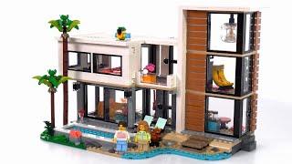 LEGO Creator 3-in-1 Modern House main model review Consistently different for better & worse 31153