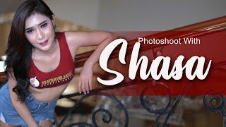 Photoshoot with SHASA  model ini punya paras cantik dan senyum yang menawan