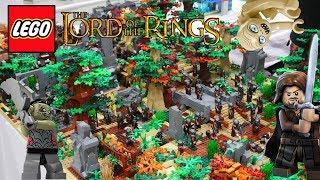 AWESOME Lego Lord Of The Rings MOCs Gondor Middle Earth The Hobbit  BrickFair 2017