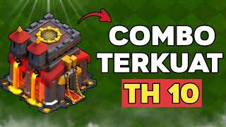 3 SARAN KOMBINASI TH 10 TERKUAT ANTI GAGAL - Clash Of Clans