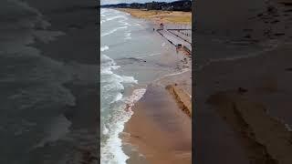 Major Flooding In Michigan City Record Lake Level Insane Drone Footage #newvideo #nature #shorts