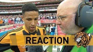 Hull City v Arsenal  FA Cup Final With Budweiser  Reaction with Curtis Davies