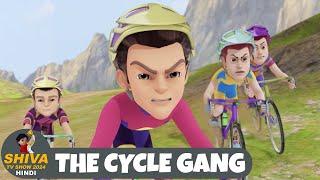 The Cycle Gang  Shiva  शिवा  Ep 34 Funny Action Cartoon  Shiva TV Show 2024 Hindi