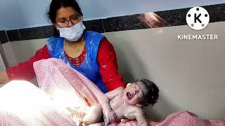 my client normal delivery story3.7 kg baby delivered normal its her 1 st and precious baby.telugu