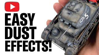 CREATING Dust & Dirt effects with OILS and PIGMENTS  Weathering tutorial - IBG Models Panzer II