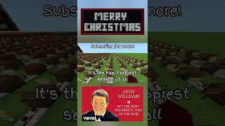 Its The Most Wonderful Time Of The Year in Minecraft #noteblock #minecraft #christmas