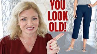 How To Not Look Older Fashion Mistakes Making You Look Old #lookyounger#over40#over50