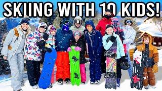 OUR FiRST SKI TRiP WiTH 10 KiDS