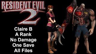 Resident Evil 2 - Claire B No Damage Walkthrough PSX