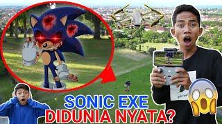 DRONE MENANGKAP NAMPAK SONIC EXE LARI LARI DIDUNIA NYATA?  Drama Parodi  Mikael TubeHD