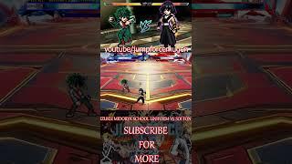 IZUKU MIDORYA SCHOOL UNIFORM VS SOI FON #anime #dragonballlegends #jumpforcemugen