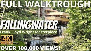 Fallingwater Full Walkthrough Tour in 4K  Frank Lloyd Wright Masterpiece