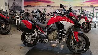 Ducati Multistrada V4s Radar talkaround and start up this fabulous Adventure bike @therealtoyshop