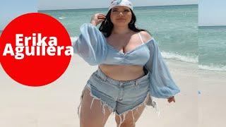 Erika Aguilera  - Curvy plus-size model Instagram model Biography