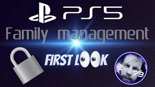 PS5 Family Management - First Look