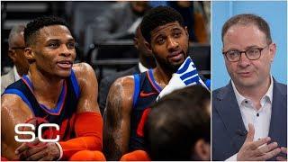 Raptors nearly traded for Paul George Russell Westbrook to try to keep Kawhi - Woj  SportsCenter