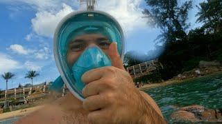 Лучшая полнолицевая маска для снорклинга и подводного плавания.