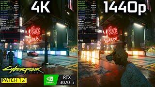 Cyberpunk 2077 4K vs. 1440p  RTX 3070 Ti Graphics and Performance Comparison