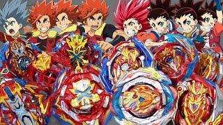 EVOLUTION CLASH  All Achilles VS All Xcaliburs FULL GENERATION Marathon Battle  Beyblade Burst BU